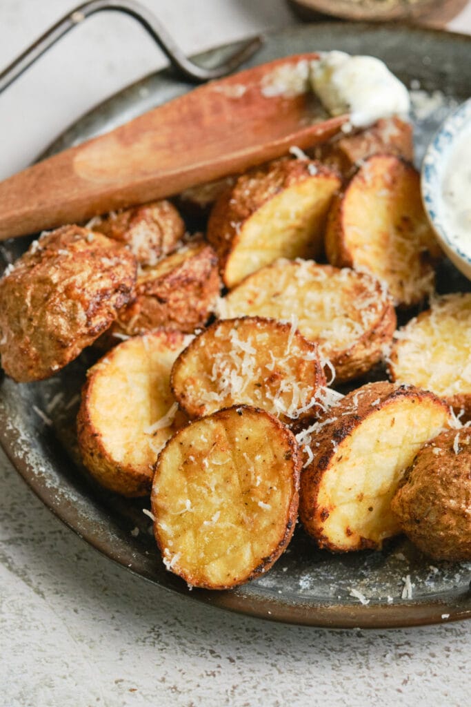 Parmesan Potatoes Recipe top shot