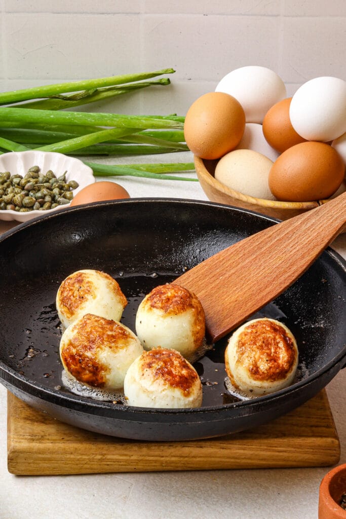Fried Boiled Eggs featured image below