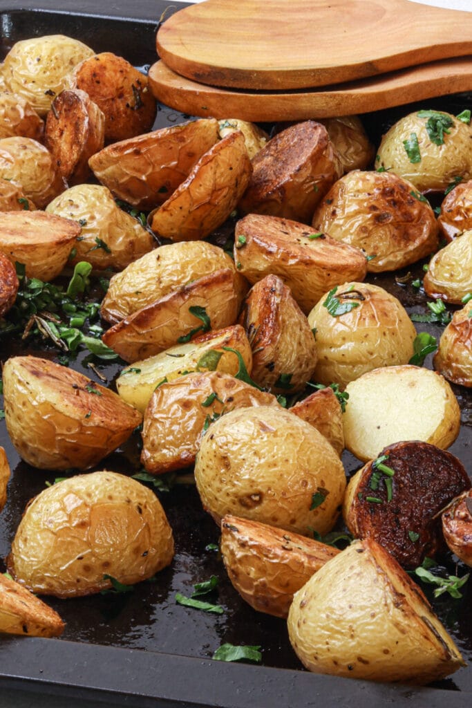Herb Roasted Potatoes featured image focused shot
