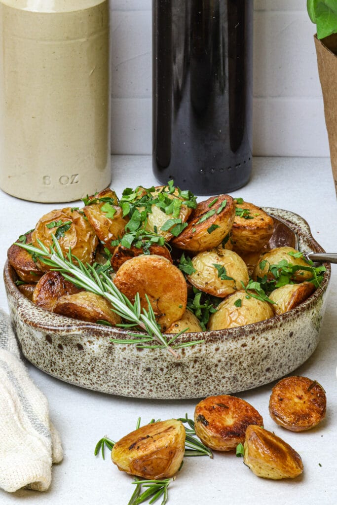 Herb Roasted Potatoes featured image side shot