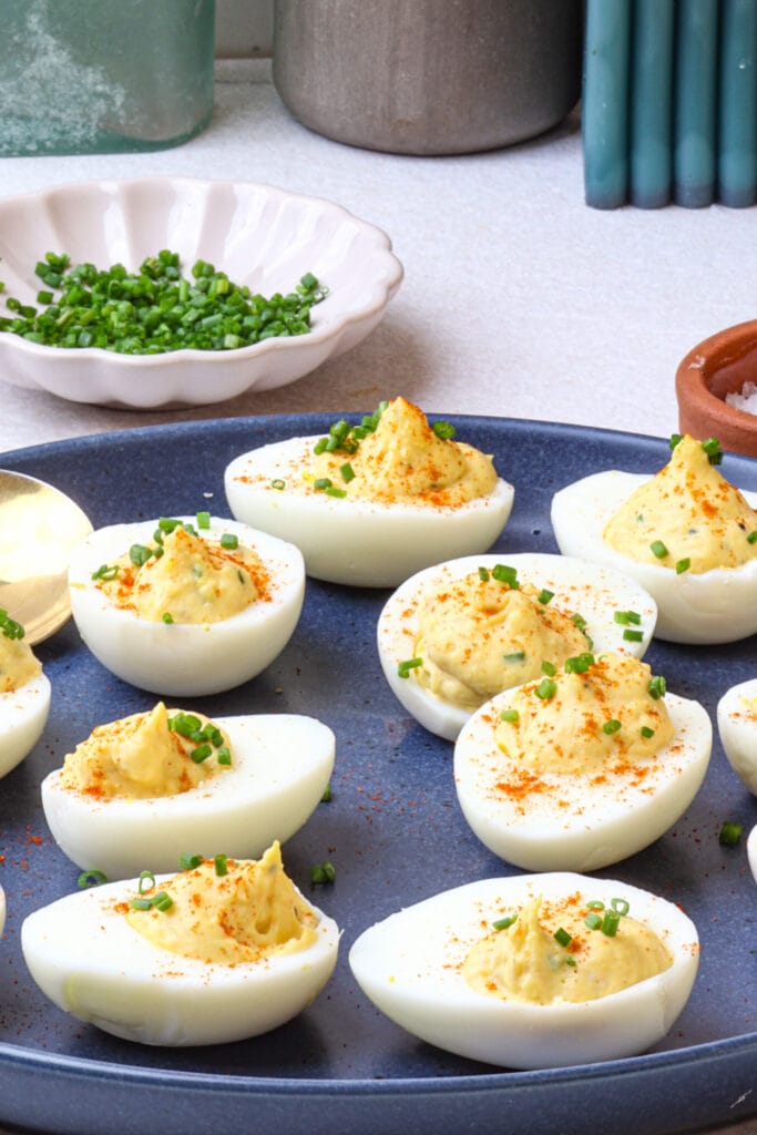 Horseradish Deviled Eggs Recipe featured image below