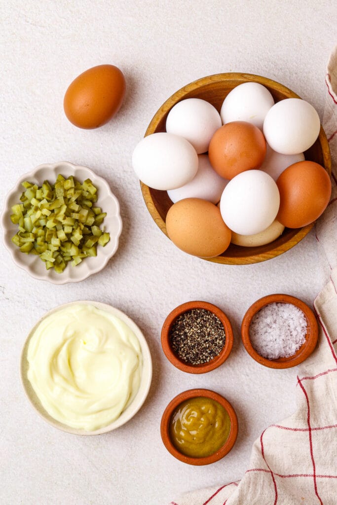 Classic Southern Deviled Eggs ingredients