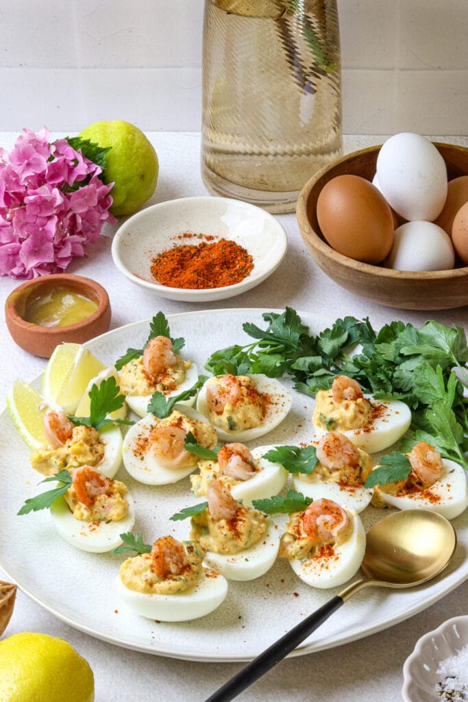 Shrimp Deviled Eggs featured image below