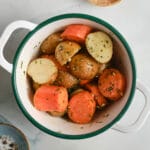 Roasted Potatoes and Carrots Recipe top shot step 2