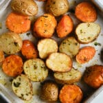 Roasted Potatoes and Carrots Recipe top shot step 4