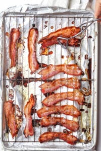 Bacon in Oven 425 (Crispy Bacon in Oven) steps top shot