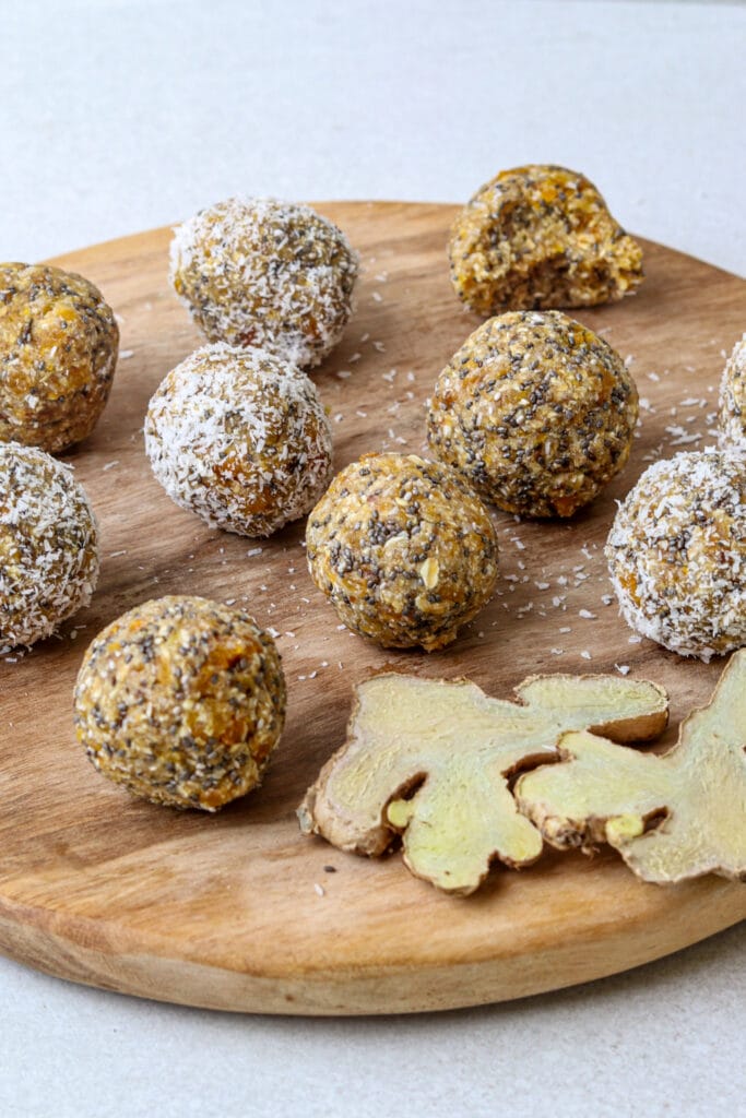 Coconut Apricot Energy Balls Recipe featured image