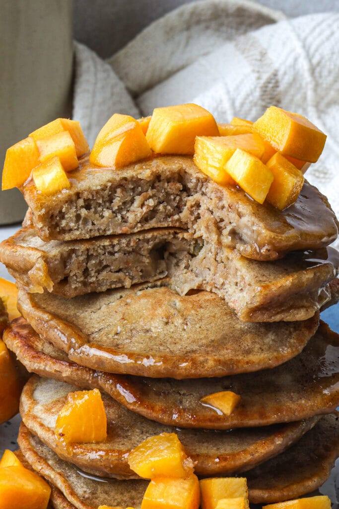 Brown Sugar Peach Pancakes Recipe