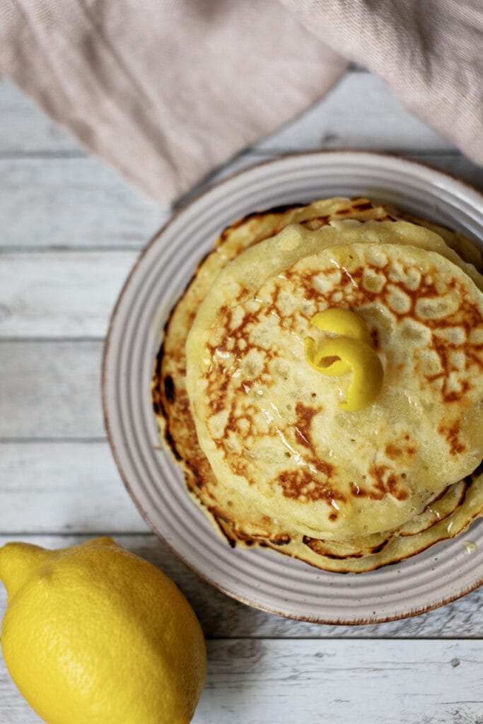Lemon Pancakes Recipe - Dessert for Two