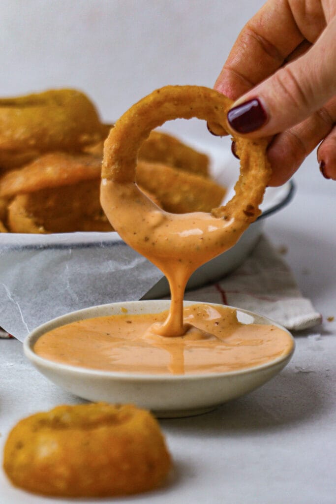 Homemade Sourdough Onion Rings - The Clever Carrot