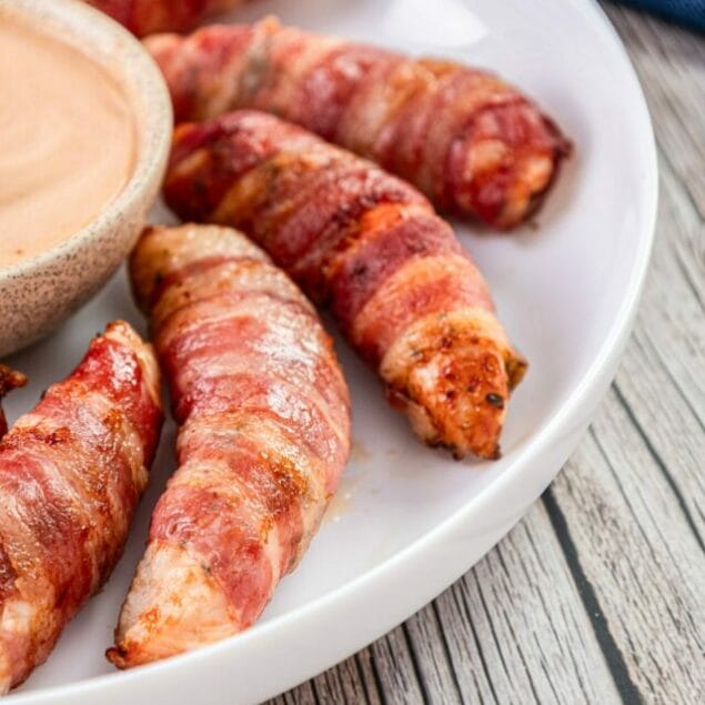 Bacon Wrapped Chicken Tenders (Air Fryer )