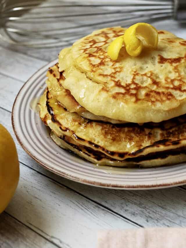 A closer look at Dull Flour Lemon Pancakes Recipe