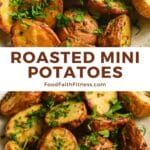 roasted mini potatoes