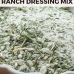homemade ranch dressing mix