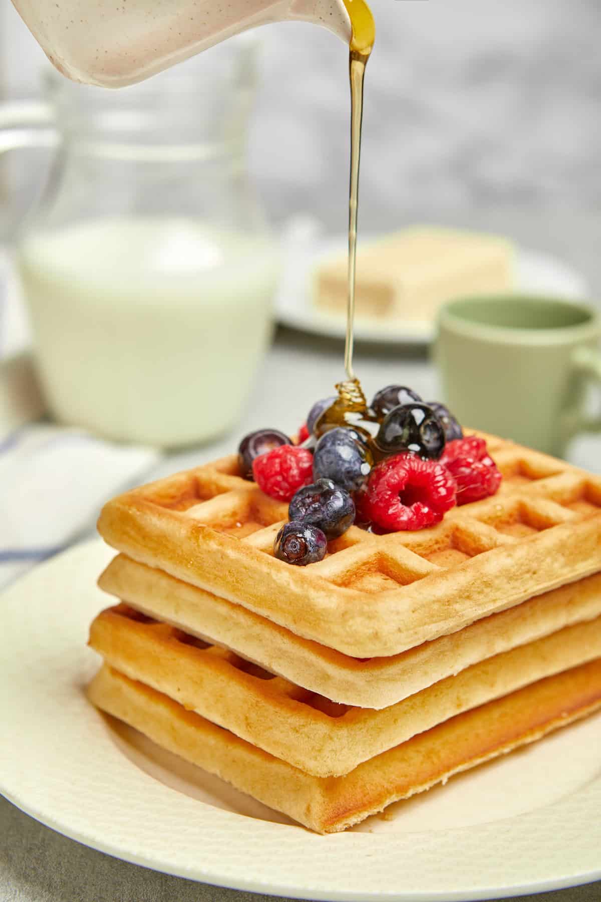 Oatmeal Waffles Recipe - Food Faith Fitness
