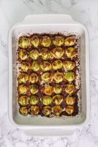 Parmesan Crusted Brussels Sprouts