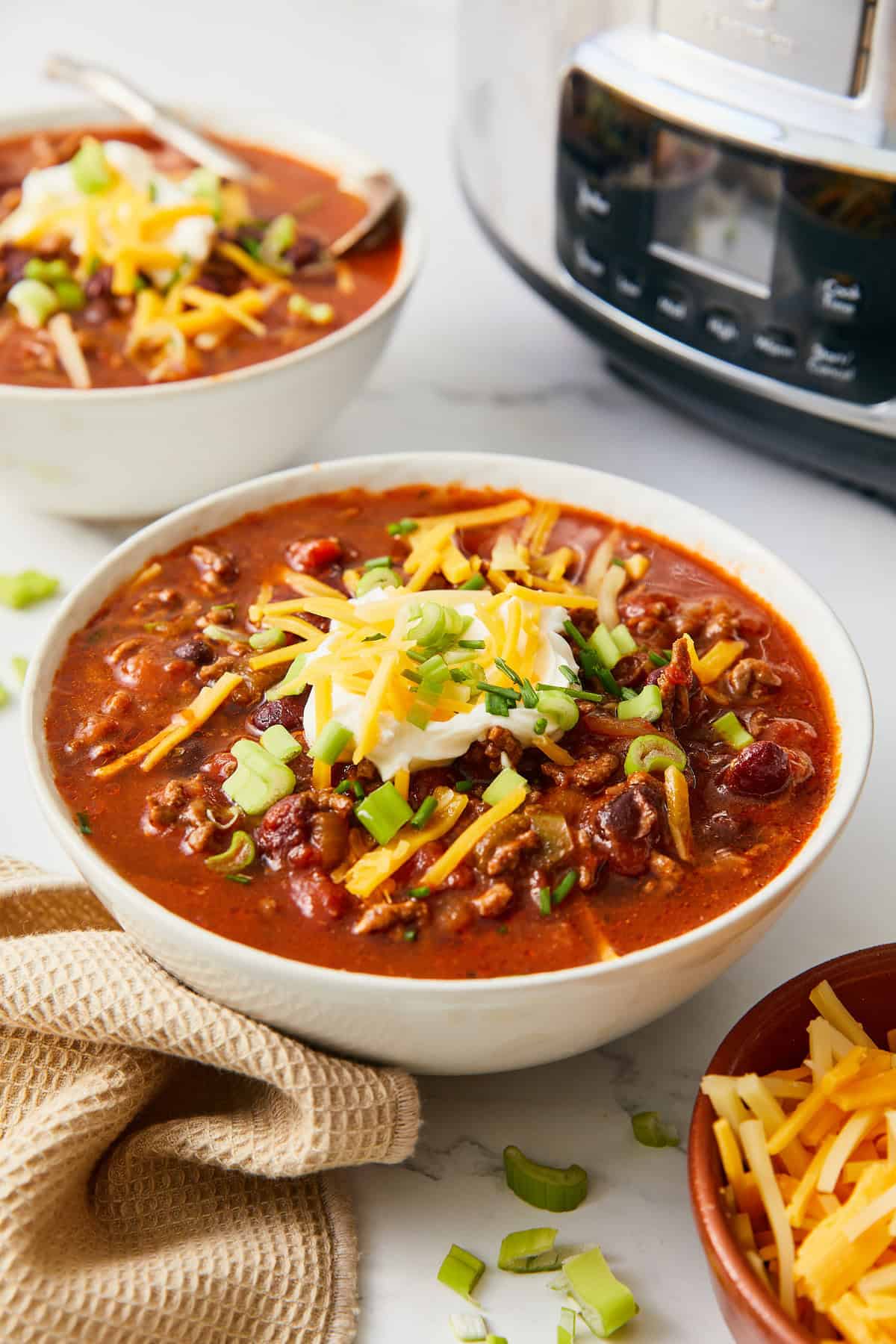 Slow Cooker Chili Recipe - Food Faith Fitness