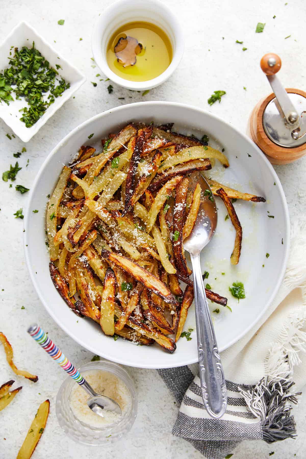 Truffle Fries Recipe - Food Faith Fitness