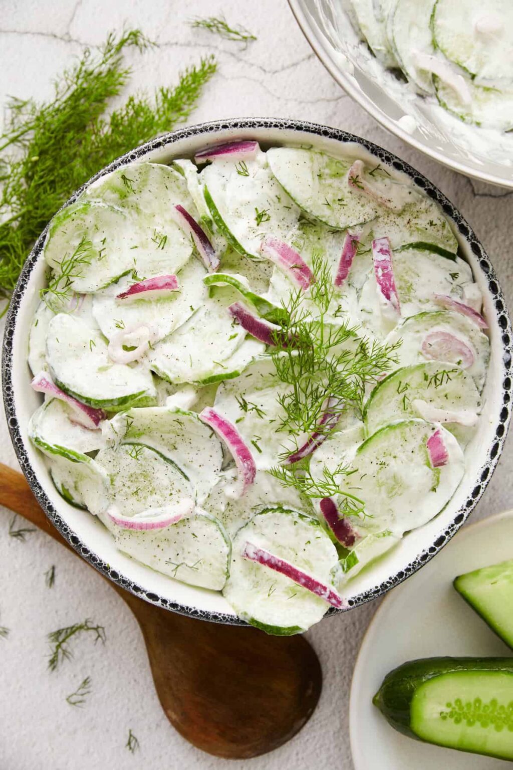 German Cucumber Salad - Food Faith Fitness