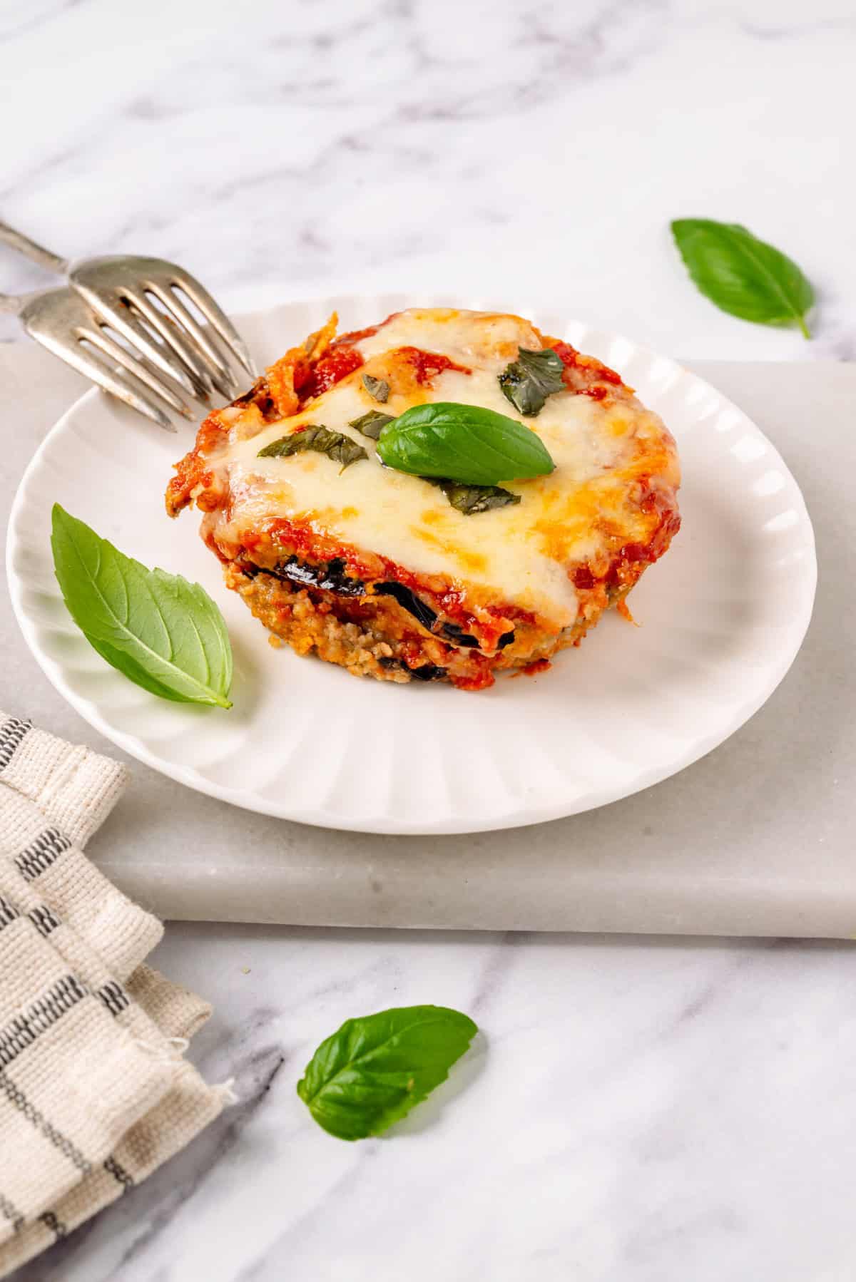 Keto Eggplant Parmesan - Food Faith Fitness
